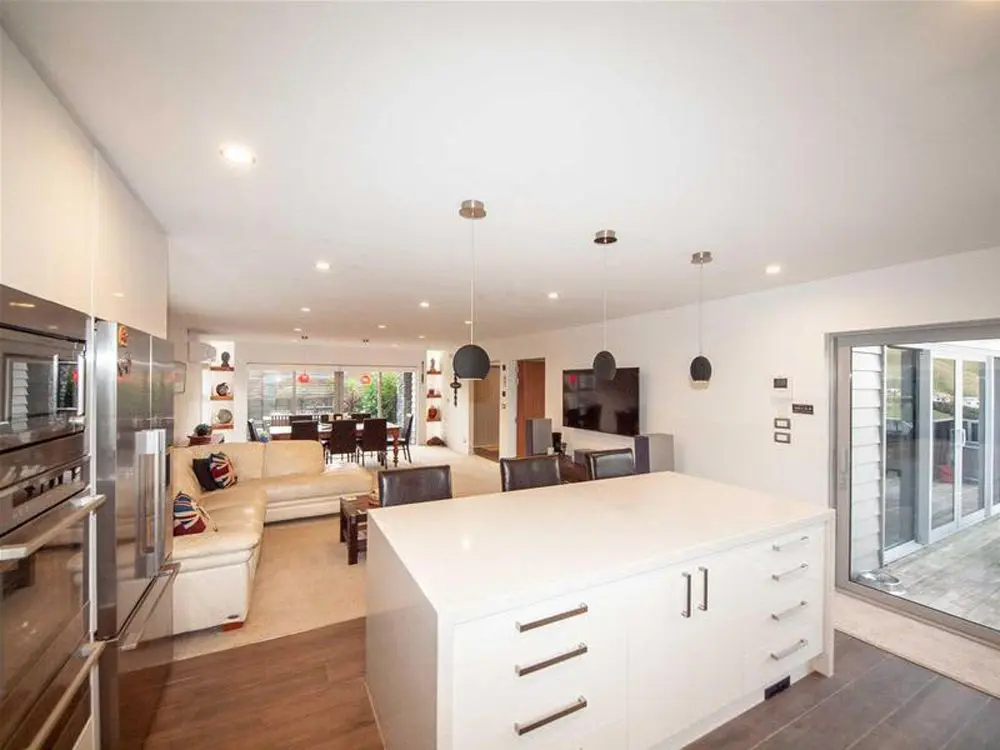 Open-plan kitchen and living area in a Trust Builders new build